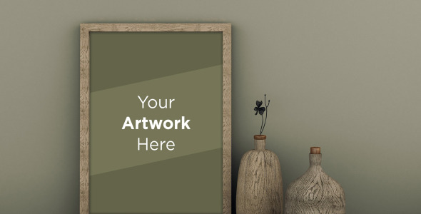 Мокап для продукта на тему графика