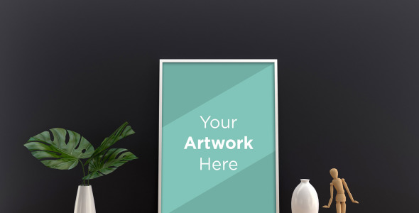 Мокап для продукта на тему графика