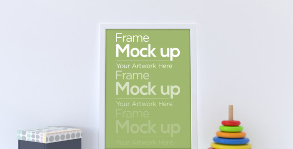 Мокап для продукта на тему графика