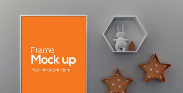 Мокап для продукта на тему графика