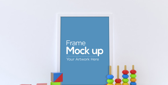 Мокап для продукта на тему графика