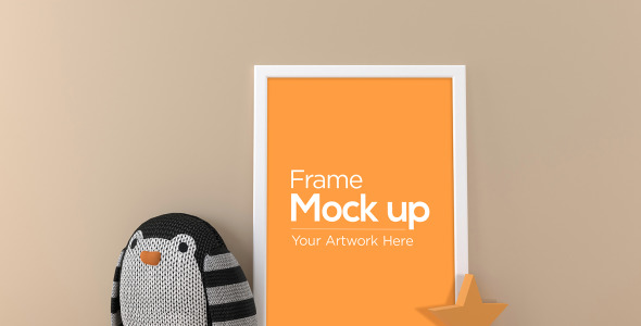 Мокап для продукта на тему графика