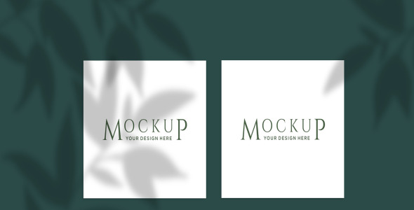 Мокап для продукта на тему графика