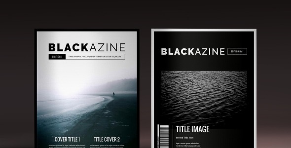 Magazine Template на тему искусство и культура