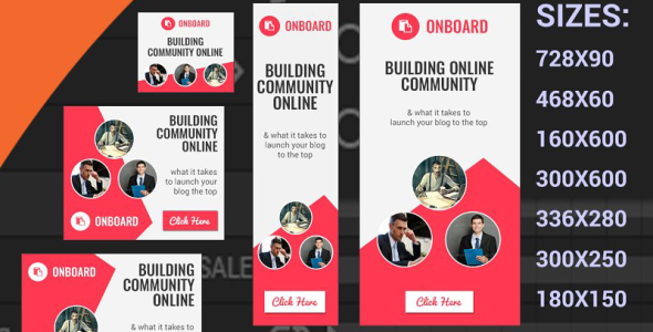 Animated Banner на тему агентство по усыновлению