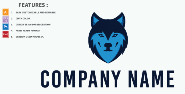 Шаблон логотипа на тему графика