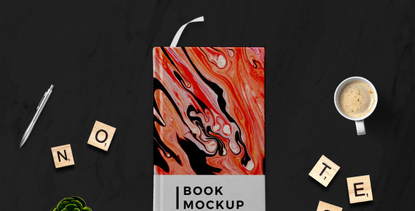 Мокап для продукта на тему графика