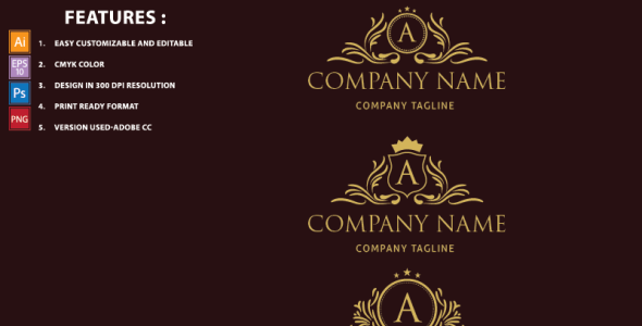 Шаблон логотипа на тему графика