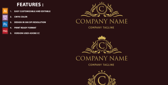 Шаблон логотипа на тему графика