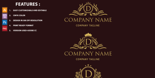 Шаблон логотипа на тему графика