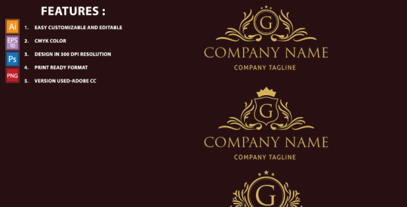 Шаблон логотипа на тему графика