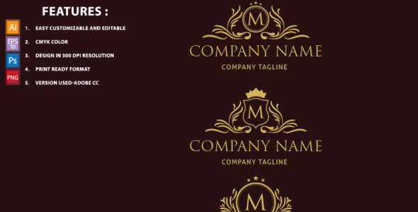 Шаблон логотипа на тему графика