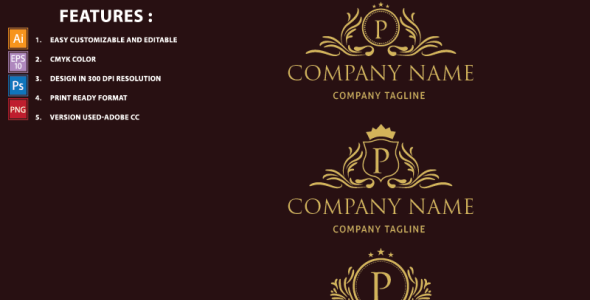 Шаблон логотипа на тему графика