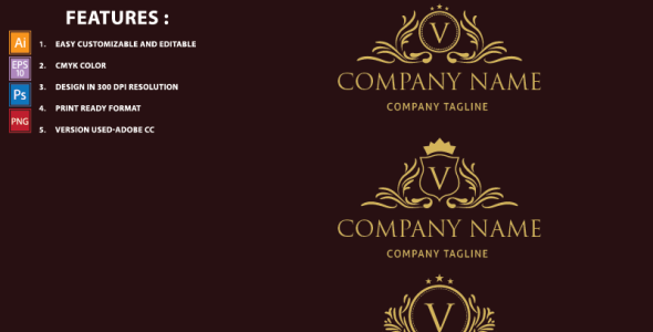 Шаблон логотипа на тему графика