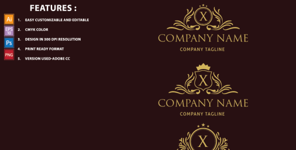 Шаблон логотипа на тему графика