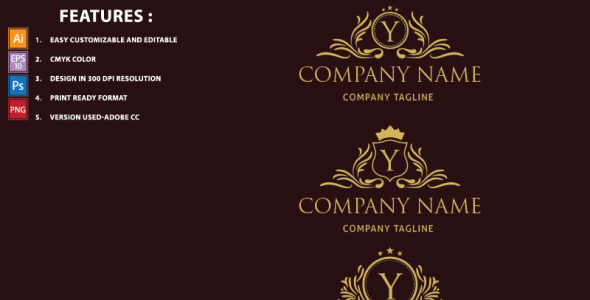 Шаблон логотипа на тему графика