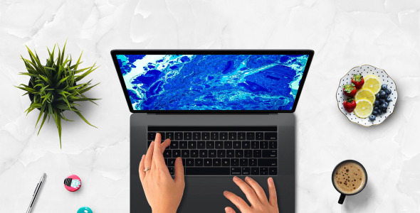 Мокап для продукта на тему графика