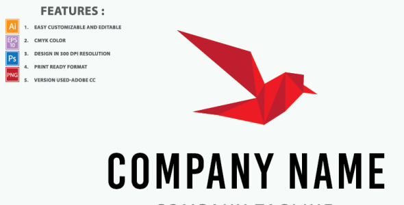 Шаблон логотипа на тему графика