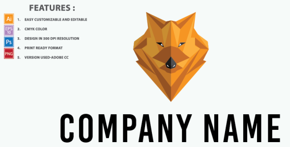 Шаблон логотипа на тему графика