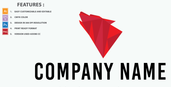 Шаблон логотипа на тему графика