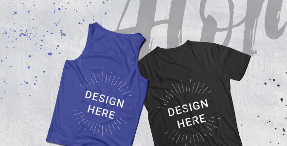 Мокап для продукта на тему графика