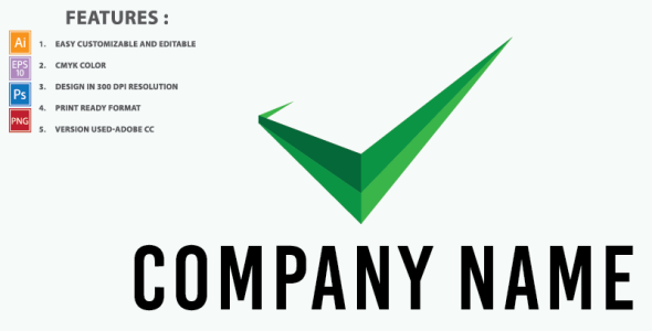 Шаблон логотипа на тему графика