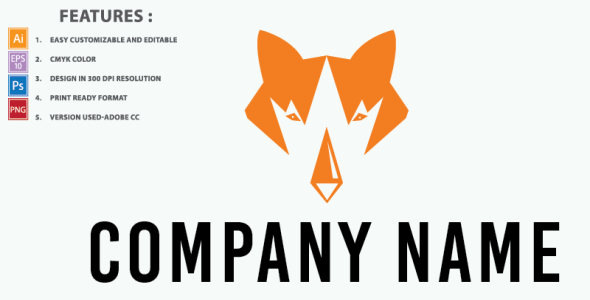 Шаблон логотипа на тему графика