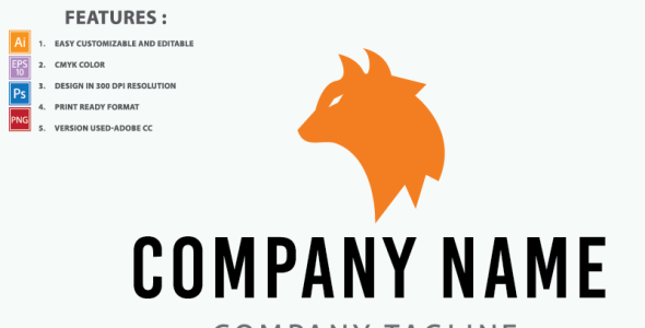 Шаблон логотипа на тему графика