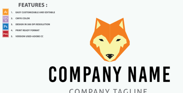 Шаблон логотипа на тему графика