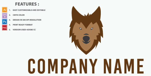 Шаблон логотипа на тему графика