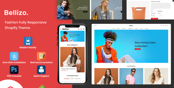 Clean &amp; Versatile Responsive Fashion Shopify Theme
