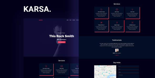 Responsive Portfolio Bootstrap Website Template