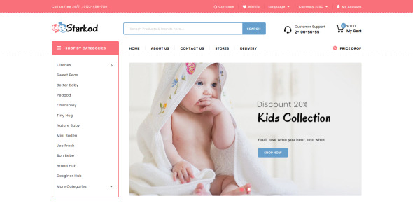 Kids and Toys Store PrestaShop Theme