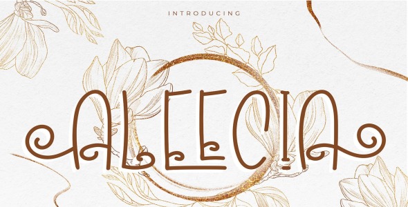 Шрифт на тему графика