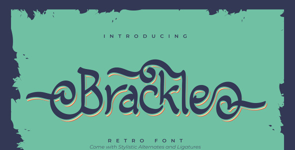 Шрифт на тему графика