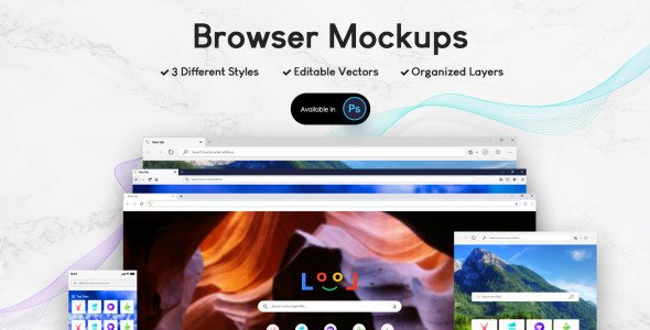 Мокап для продукта на тему графика