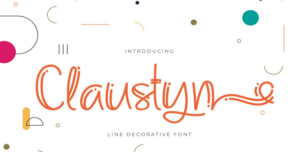 Шрифт на тему графика