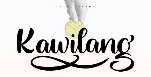 Шрифт на тему графика