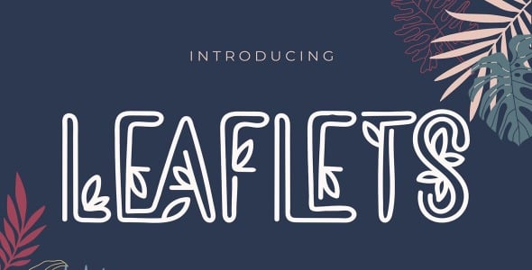 Шрифт на тему графика