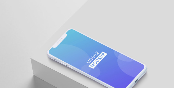 Мокап для продукта на тему графика