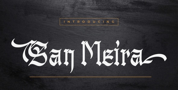 Шрифт на тему графика