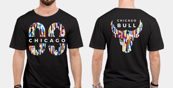 Мокап для продукта на тему графика