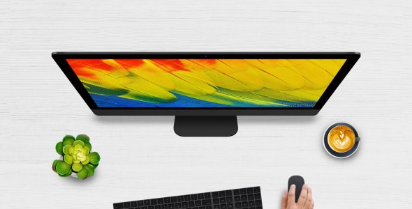 Мокап для продукта на тему графика