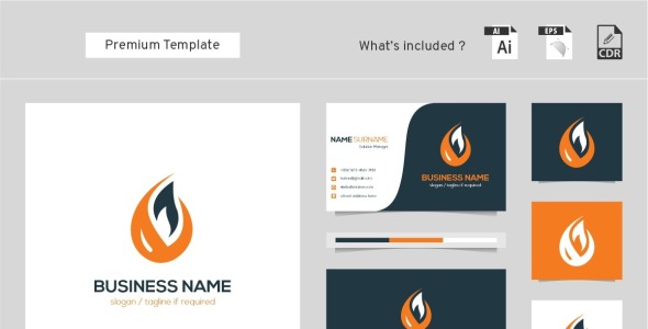 Шаблон логотипа на тему графика