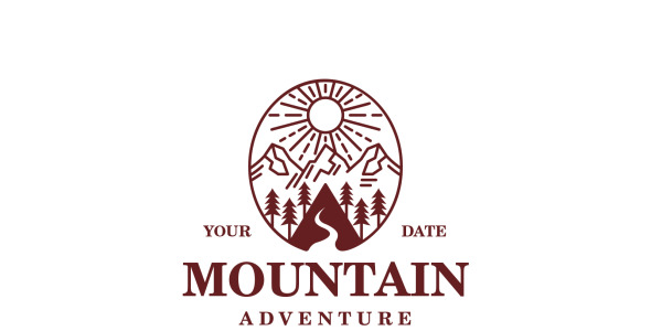 Шаблон логотипа на тему графика