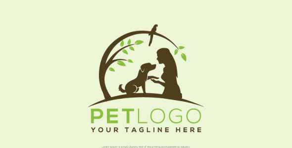 Шаблон логотипа на тему графика