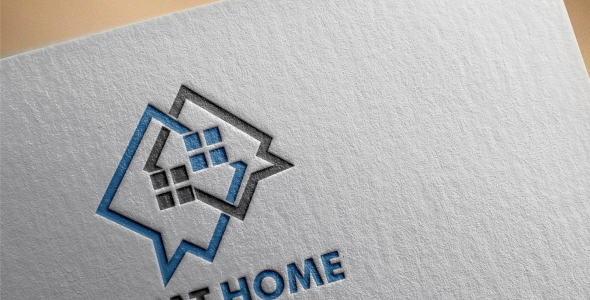 Шаблон логотипа на тему графика