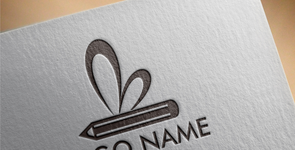 Шаблон логотипа на тему графика