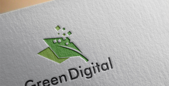 Шаблон логотипа на тему графика