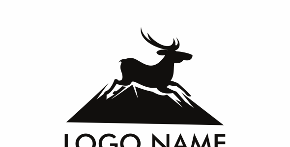 Шаблон логотипа на тему графика